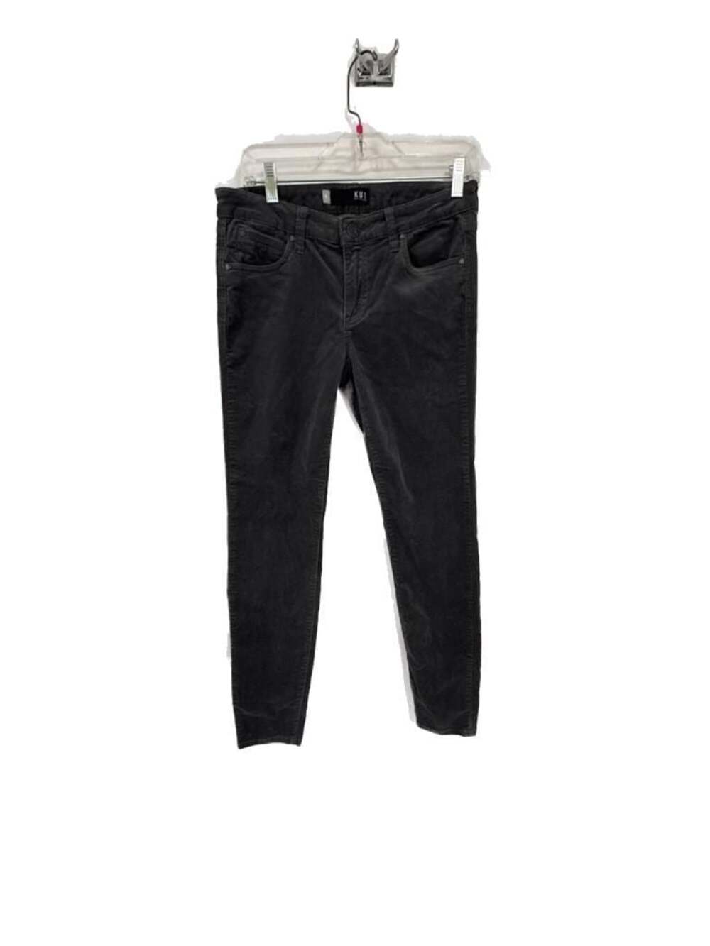 Kut from the Kloth Diana Skinny Grey Corduroy Pants Size 6